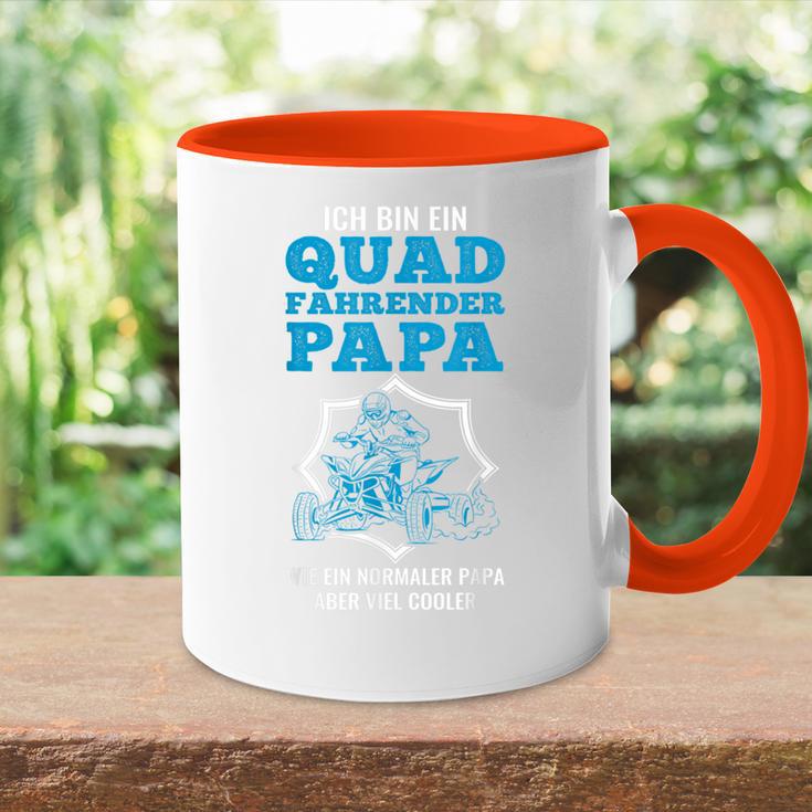 Quad Fahrender Papaiel Cooler Father Quad S Tasse Zweifarbig