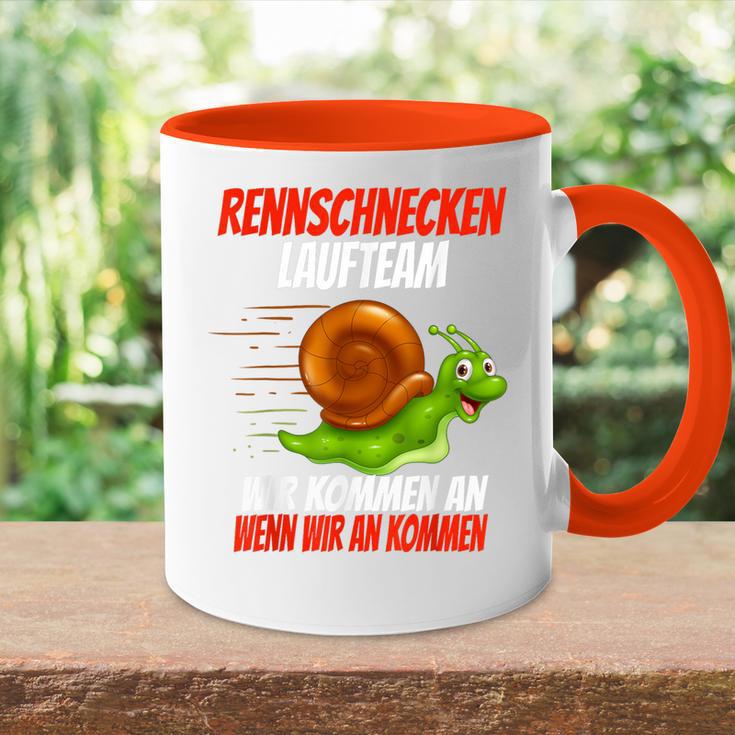 Racing Snails Running Team Jogging Runner Tasse Zweifarbig