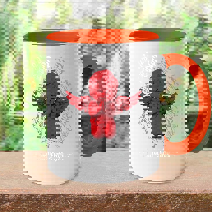 My Religion Angel Rave Music Hard Techno Raver Dark Techno Accent Mug