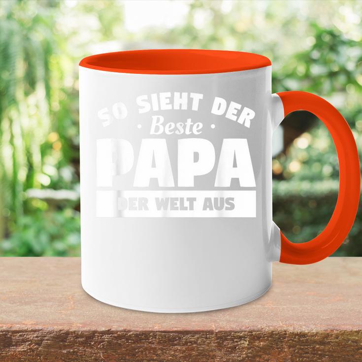 So Sieht Der Beste Papa Der Welt So Sieht Der Beste P Tasse Zweifarbig