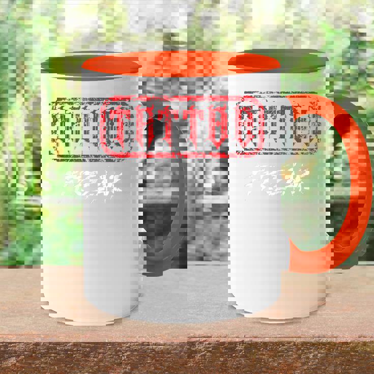Tattoo Freak Estudio De Tatuajes Tatuado Entintado Sin Mangas Accent Mug