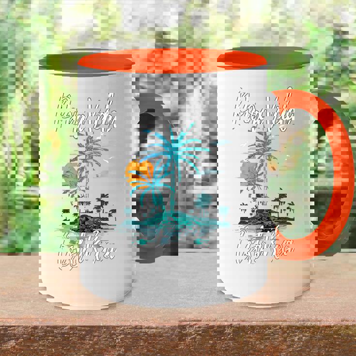 Vacaciones Familiaresintage En Costa Rica Playa Puraida Accent Mug
