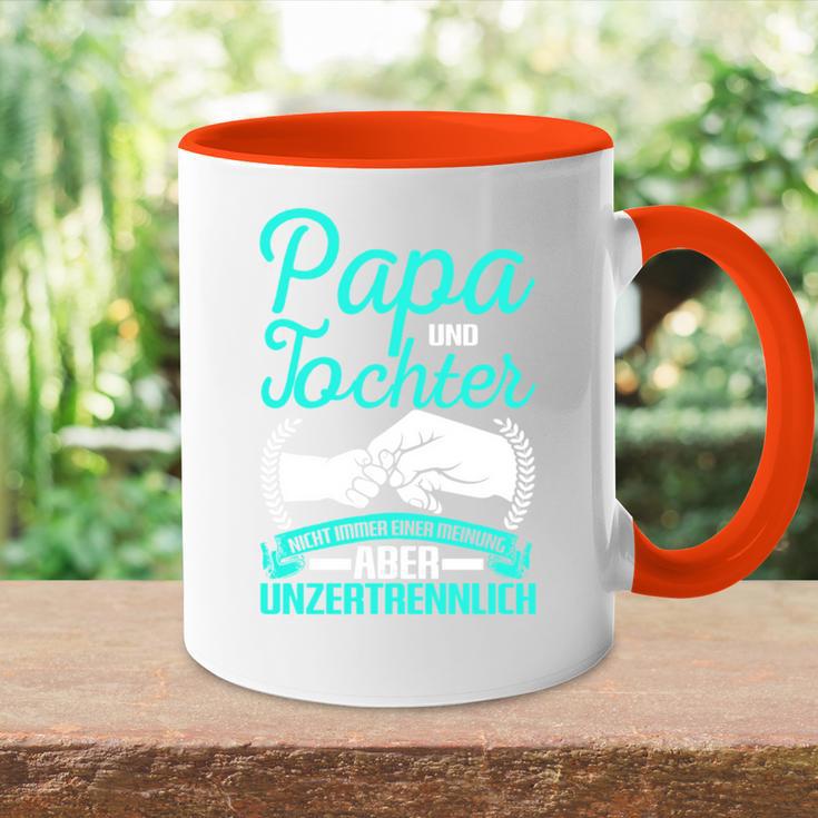 Vater Und Tochter Partnerlook Papaatertag Spruch Geschenk Tasse Zweifarbig