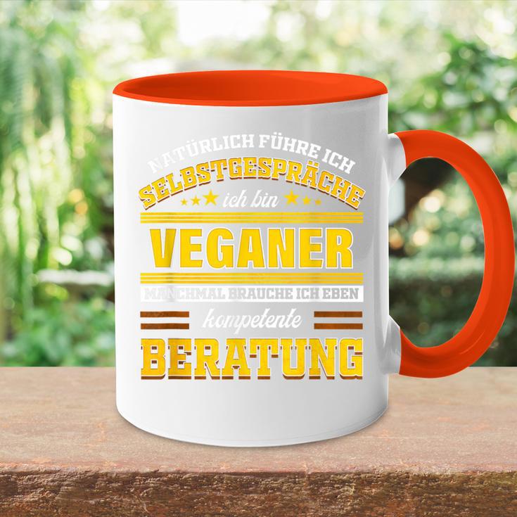 Vegan Dadegan eggie Fatheregan Diet Tasse Zweifarbig