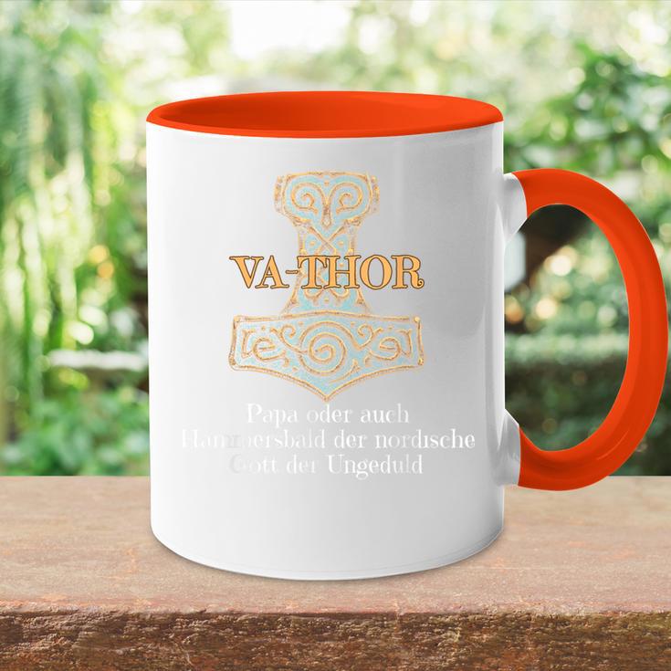 Viking Papaa-Thor Hammersbald God Der Unpatience Tasse Zweifarbig