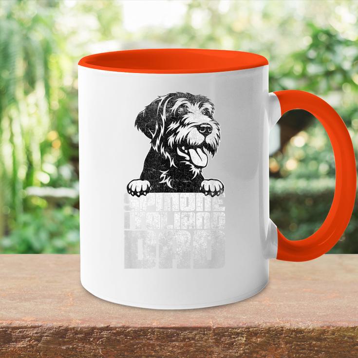 Vintage Spinone Italiano Papa Spinone Italiano Hund Tasse Zweifarbig