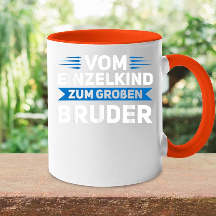 Vom Einzelkind Zum Großen Bruder Großer Bruder Geschwister Tasse Zweifarbig