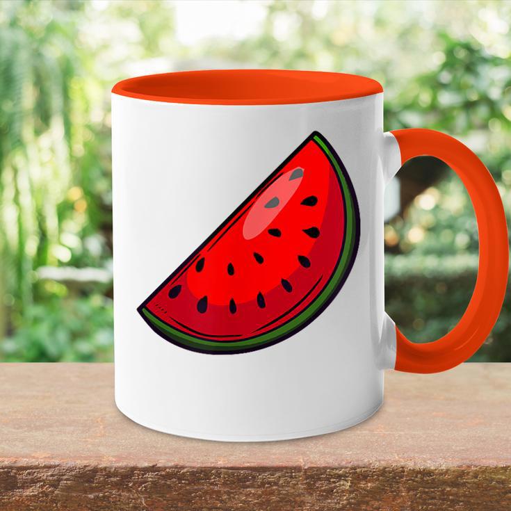 Watermelon Fruit Melon Tasse Zweifarbig