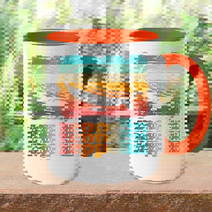 Zeppelin Dirigible Dirigible Retrointage Zeppelin Lover Accent Mug