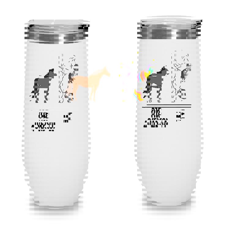 40Th Birthday Unicorn Funny 40 Years Old Other Me Women Wine Tumbler