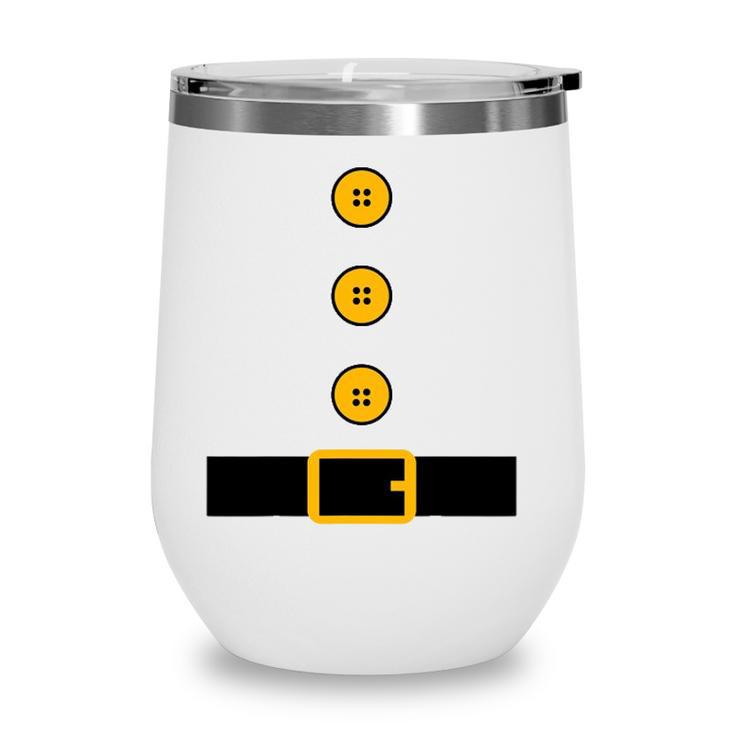 Christmas Elf Costume Holiday Matching Family Wine Tumbler