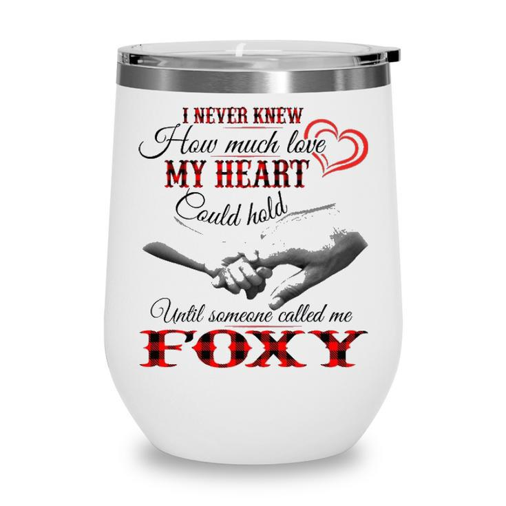 Foxy Grandma Gift   Until Someone Called Me Foxy Wine Tumbler
