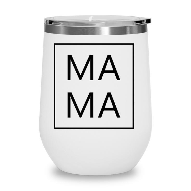 Mama First Mothers Day New Mom Gifts Dada Family Matching  Wine Tumbler