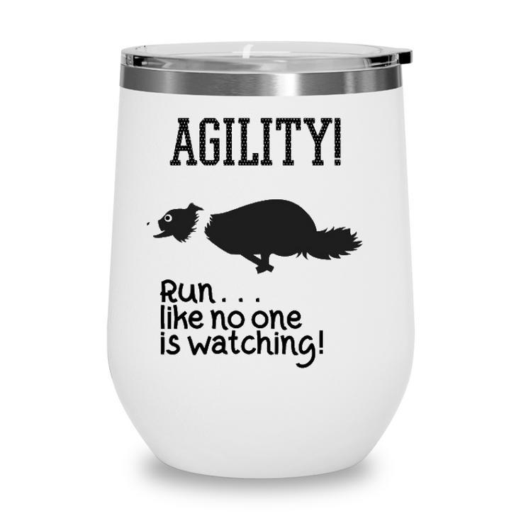 Sport Dog Trainer Agility Obedience Canine Training K9 Ver2 Wine Tumbler