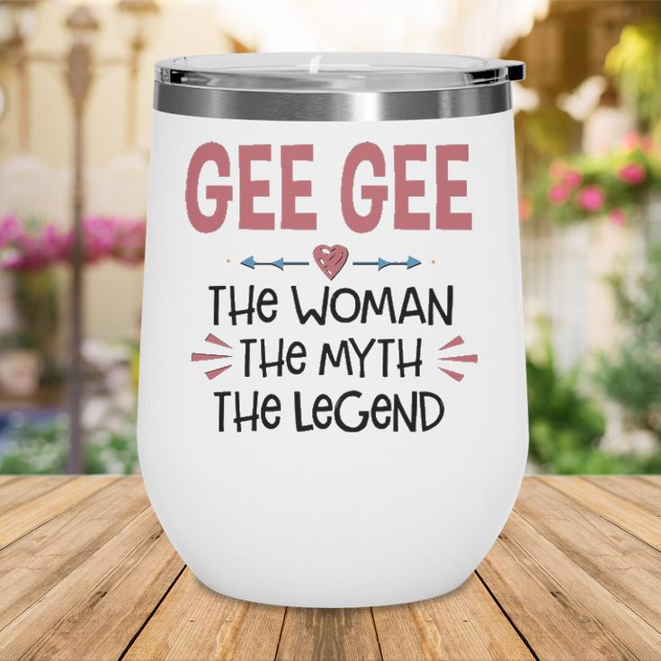 Gee Gee Grandma Gift Gee Gee The Woman The Myth The Legend V2 Wine Tumbler