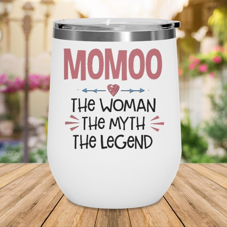 Momoo Grandma Gift Momoo The Woman The Myth The Legend Wine Tumbler