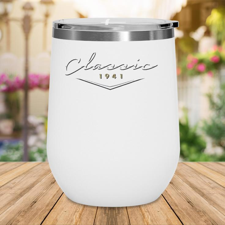 Vintage Classic 1941 Birthday Gifts For Dad Husband Wine Tumbler