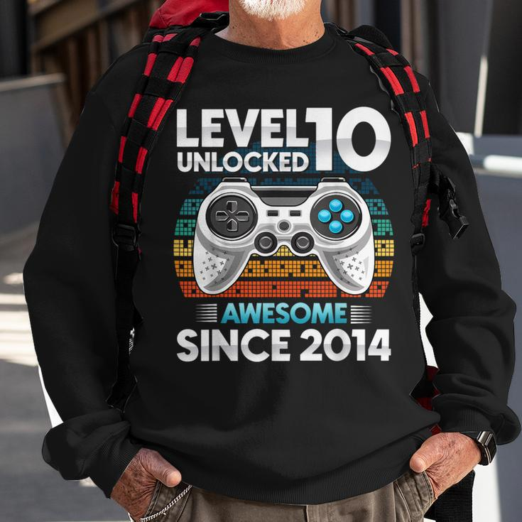 10 Yr Bday Son Boy Gamer 10Th 10 Year Old Birthday Sweatshirt Gifts for Old Men