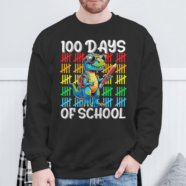 100 Days Of School Happy 100Th Days Of School Sweatshirt Gifts for Old Men