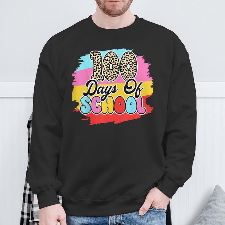 100 Days Of School 100 Days Smarter 100Th Day Of School Sweatshirt Gifts for Old Men
