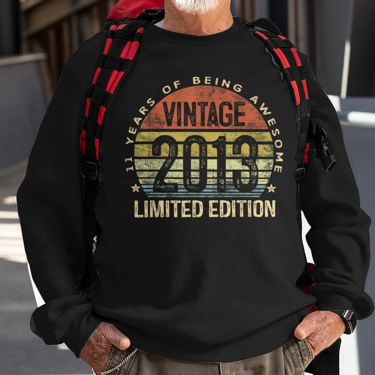 11 Year Old Vintage 2013 Limited Edition 11Th Birthday Sweatshirt Gifts for Old Men