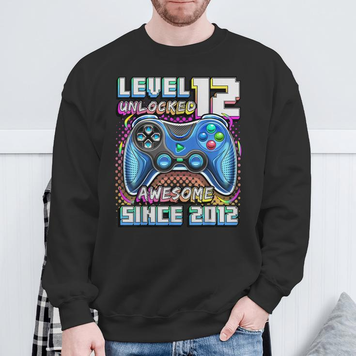 12Th Birthday Gamer 12 Year Old Bday Boy Twelve Son Sweatshirt Gifts for Old Men