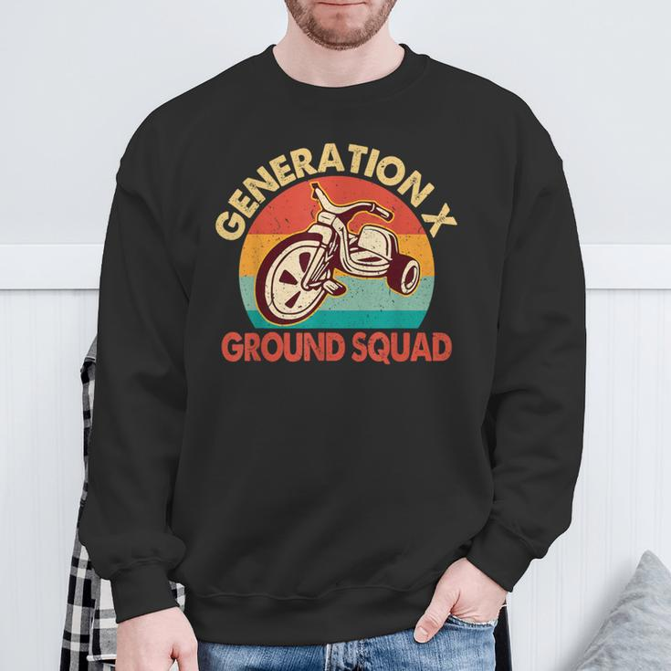 1965-1980 Generation Gen X Generation X Ground Squad Sweatshirt Gifts for Old Men