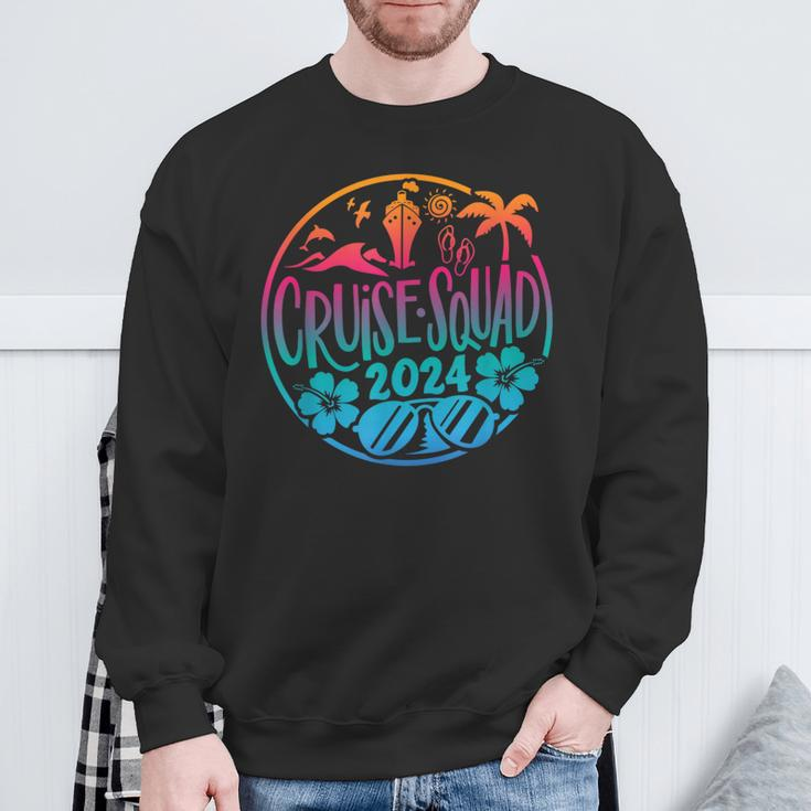 2024 Cruise Squad Vacation Beach Matching Group Sweatshirt Gifts for Old Men