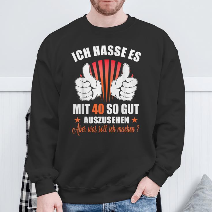 40 Geburtstag Mann Geschenk Papaater Lustig 40 Jahre Sweatshirt Geschenke für alte Männer