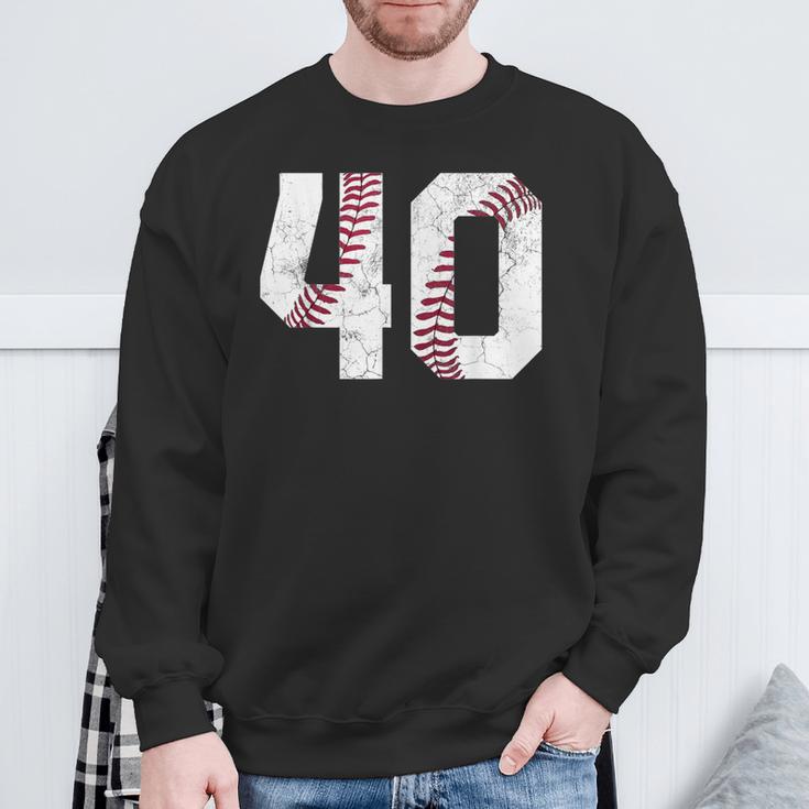 40Th Birthday1984 Baseball 40 Years Old Sweatshirt Gifts for Old Men