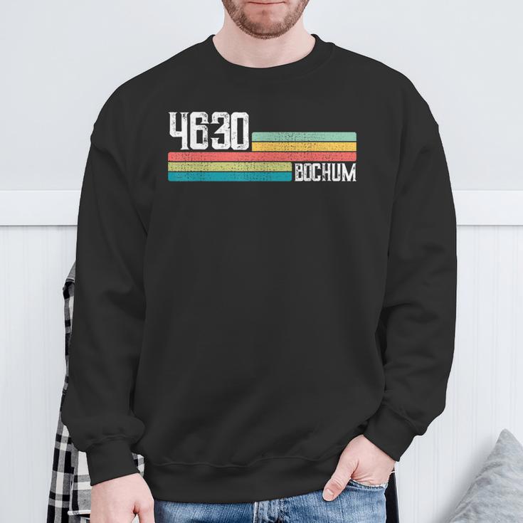 4630 Bochum Retro Old Postcode Vintage Sign Sweatshirt Geschenke für alte Männer