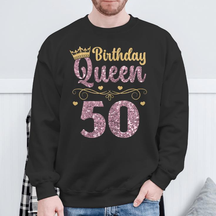 50Th Queen Birthday 50 Years Fift Sweatshirt Gifts for Old Men