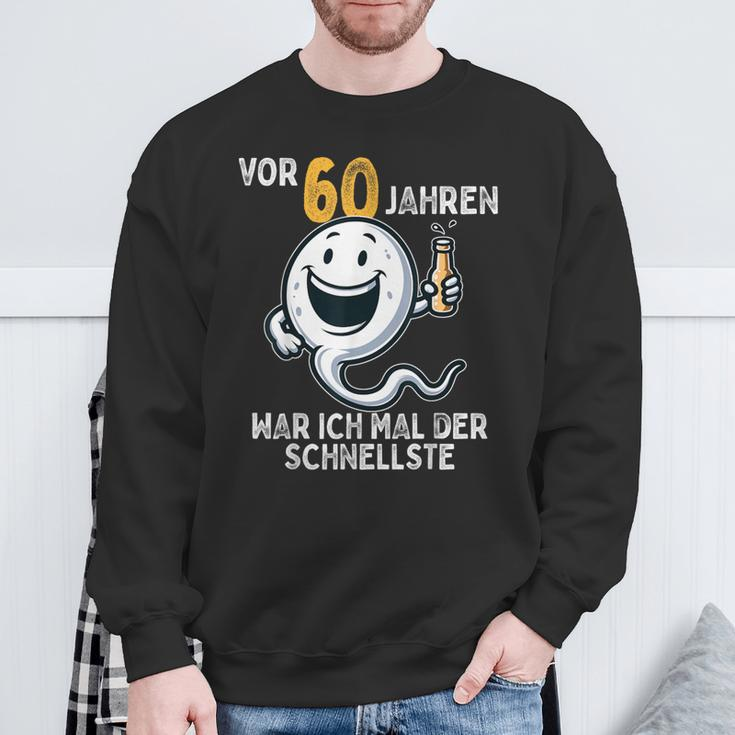 60 Geburtstag Mann Frau 60 Jahre 1964 Deko Lustig Geschen Sweatshirt Geschenke für alte Männer