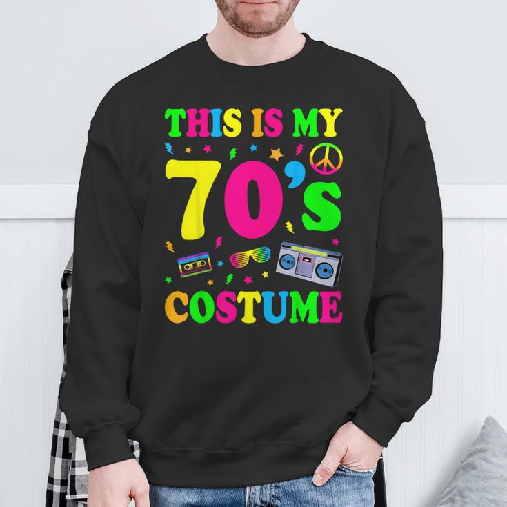 This Is My 70-S Costume 60'S 70'S Party Sweatshirt Gifts for Old Men