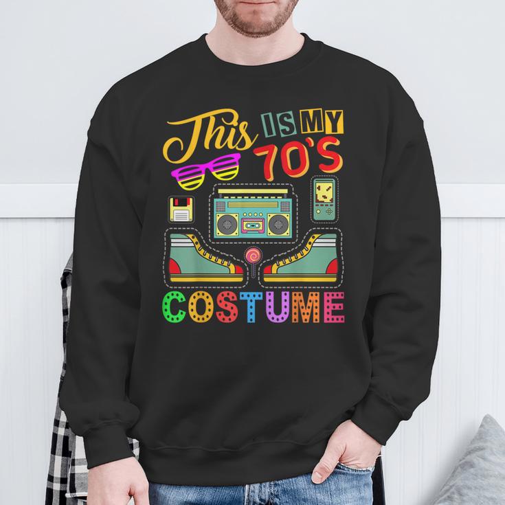 This Is My 70S Costume 1970S Retro Vintage 70S Party Sweatshirt Gifts for Old Men