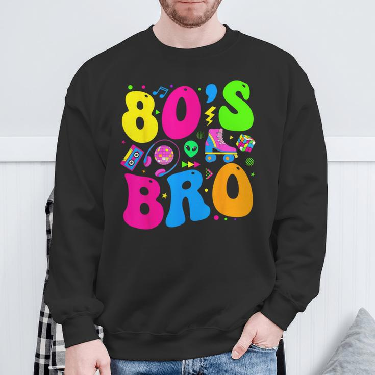 This Is My 80S Bro 80'S 90'S Theme Party Outfit 80S Costume Sweatshirt Gifts for Old Men