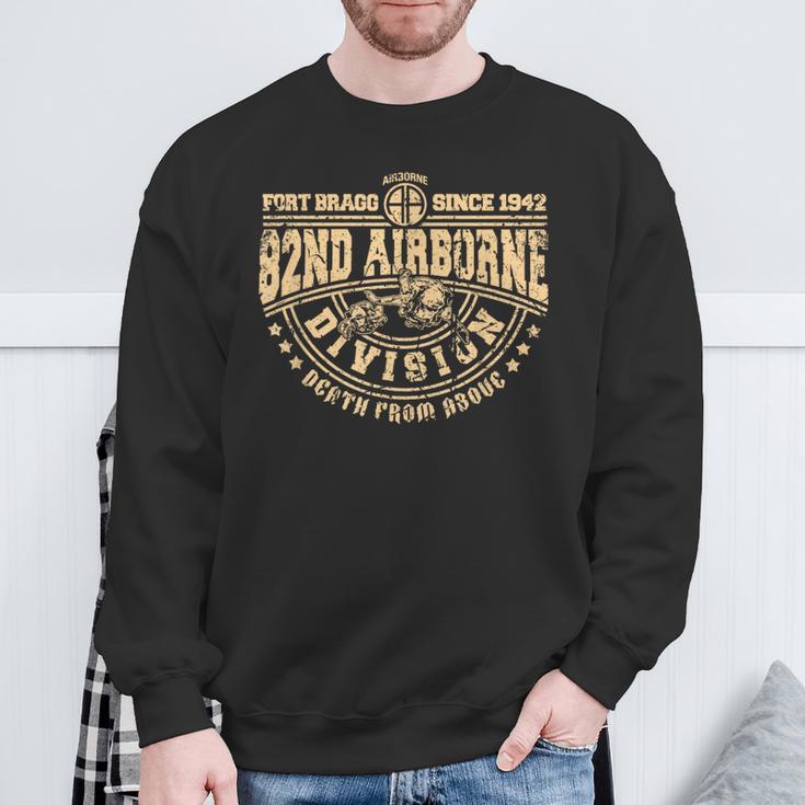 82Nd Airborne Division Fort Bragg Death From Above Sweatshirt Gifts for Old Men