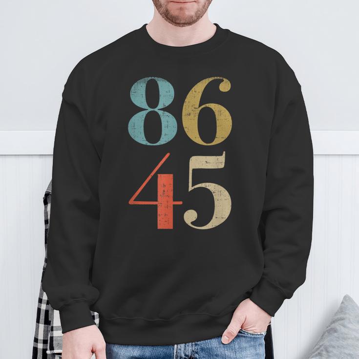 86 45 Vintage Classic Style President Sweatshirt Gifts for Old Men