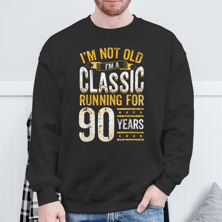 90Th Birthday I 90 Year Old Classic Sweatshirt Gifts for Old Men