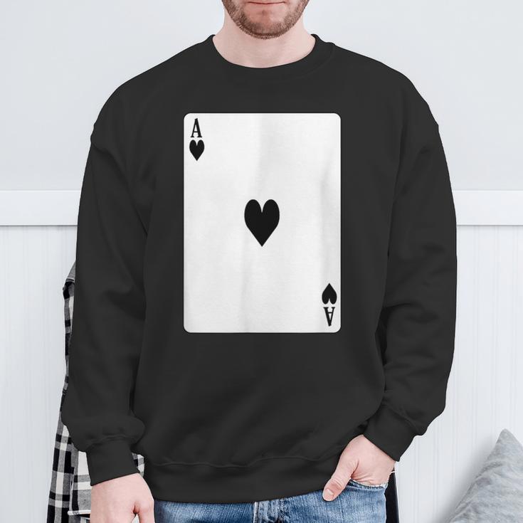 Ace Of Hearts Sweatshirt Gifts for Old Men