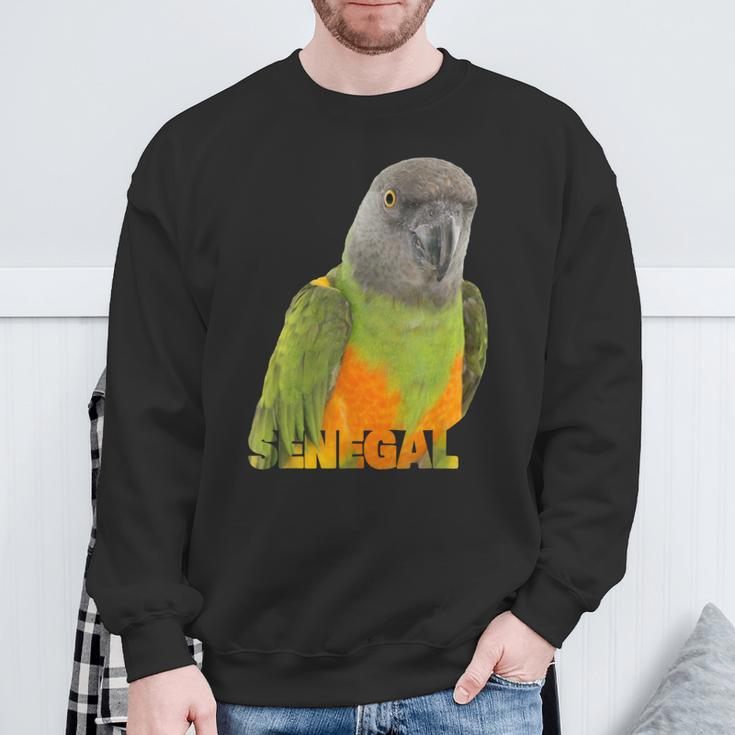 African Senegal Parrot Image & Word Sweatshirt Gifts for Old Men