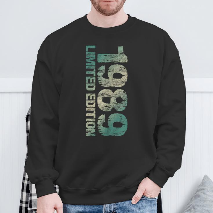 Age 35 Limited Edition 35Th Birthday 1989 Sweatshirt Gifts for Old Men
