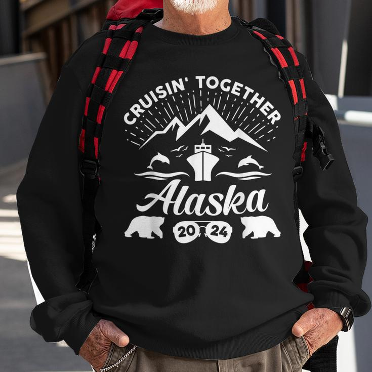 Alaska Cruise 2024 Family Summer Vacation Travel Matching Sweatshirt Gifts for Old Men