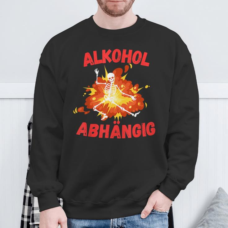 Alcohol Dependent Alcohol Sweatshirt Geschenke für alte Männer