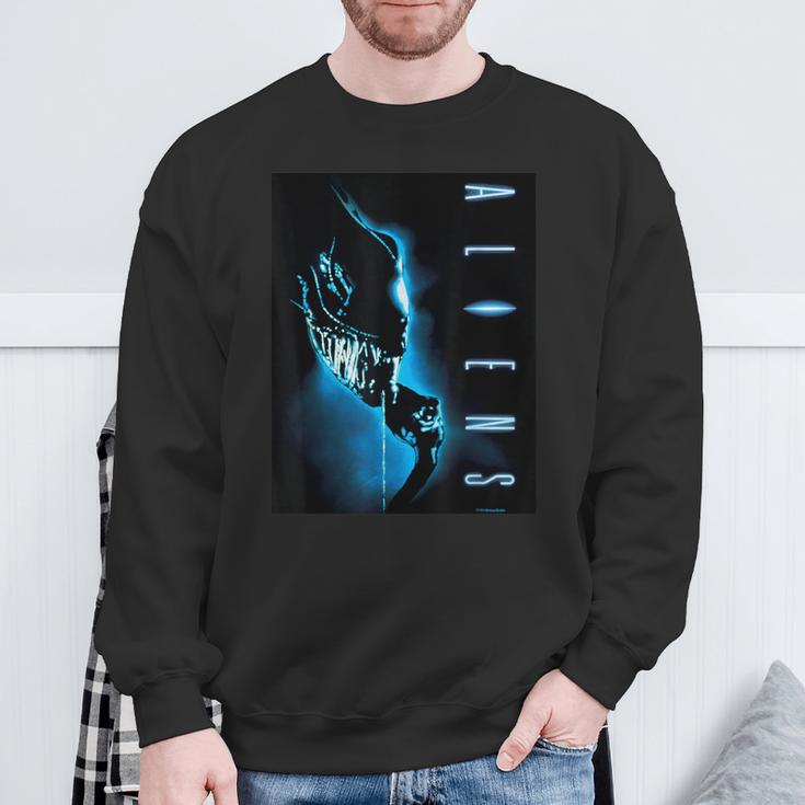 Aliens Xenomorph Retro Movie Poster Sweatshirt Geschenke für alte Männer