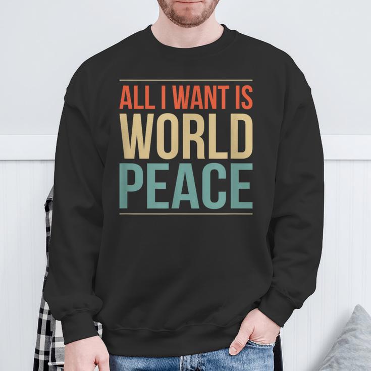 Alle Ich Wollen All I Want Sweatshirt Geschenke für alte Männer