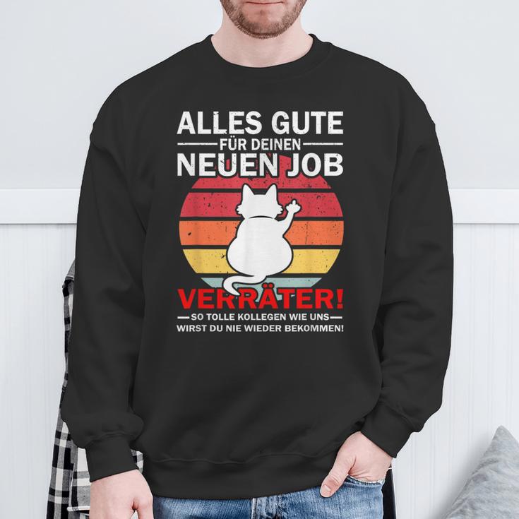 Alles Gute Für Dein Neue Job Zum Job Farewell S Sweatshirt Geschenke für alte Männer