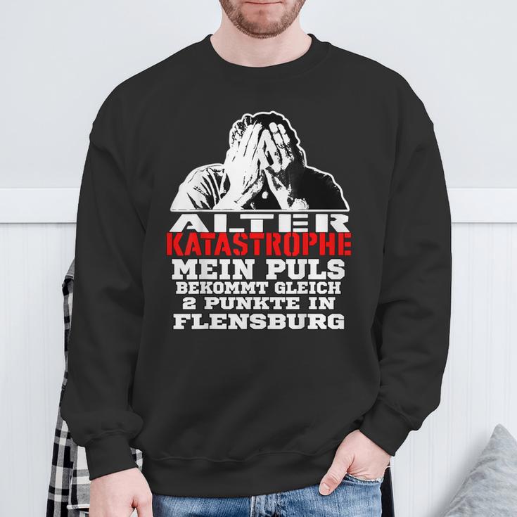 Alter Katastrophe Mein Puls Punkte In Flensburg Sl Sweatshirt Geschenke für alte Männer