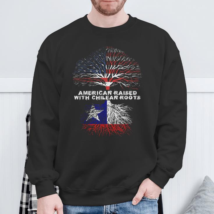 American Raised With Chilean Roots Chile Sweatshirt Gifts for Old Men