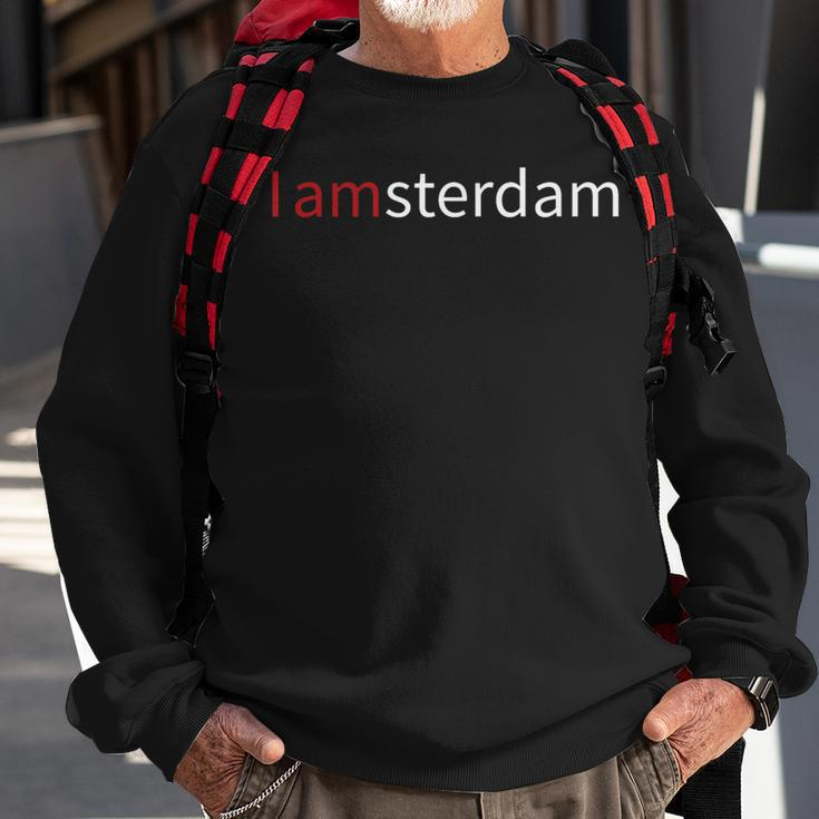 Amsterdam Netherlands Holland Dutch Tourist SouvenirSweatshirt Gifts for Old Men